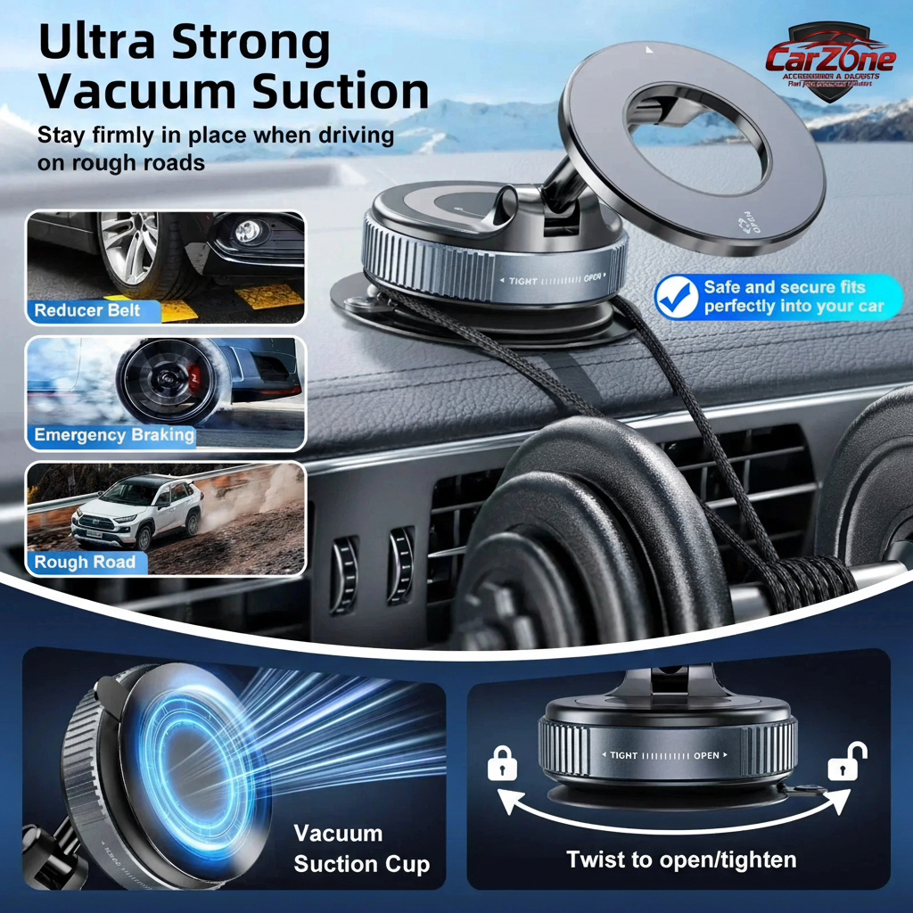 CarZone – Ultra Strong Vacuum Suction